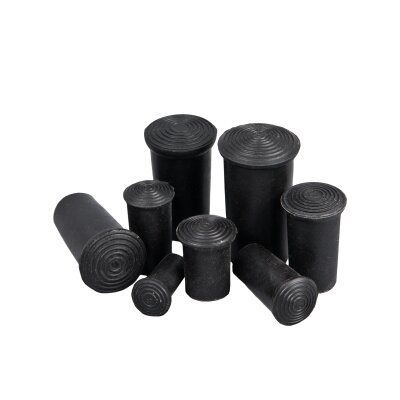 Gummikappe in Schwarz, 8 - 22 mm 16 mm (Gr. 0)